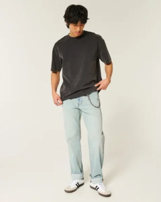 Φωτεινό πλύσιμο Downforce Racing Graphic Loose Jeans