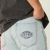 Φωτεινό πλύσιμο Downforce Racing Graphic Loose Jeans Φωτεινό πλύσιμο Downforce Racing Graphic Loose Jeans