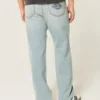 Φωτεινό πλύσιμο Downforce Racing Graphic Loose Jeans Φωτεινό πλύσιμο Downforce Racing Graphic Loose Jeans