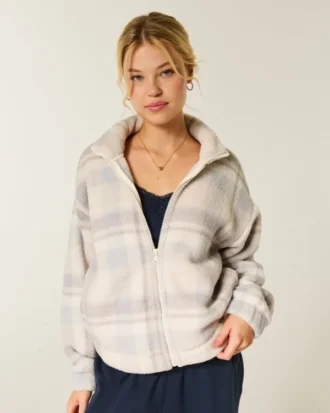 Φούτερ με φερμουάρ Gilly Hicks Sherpa