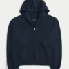 Φούτερ με φερμουάρ σε oversized μέγεθος Φούτερ με φερμουάρ σε oversized μέγεθος