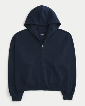 Φούτερ με φερμουάρ σε oversized μέγεθος