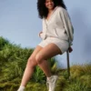 Φούτερ με φερμουάρ σε oversized μέγεθος Φούτερ με φερμουάρ σε oversized μέγεθος