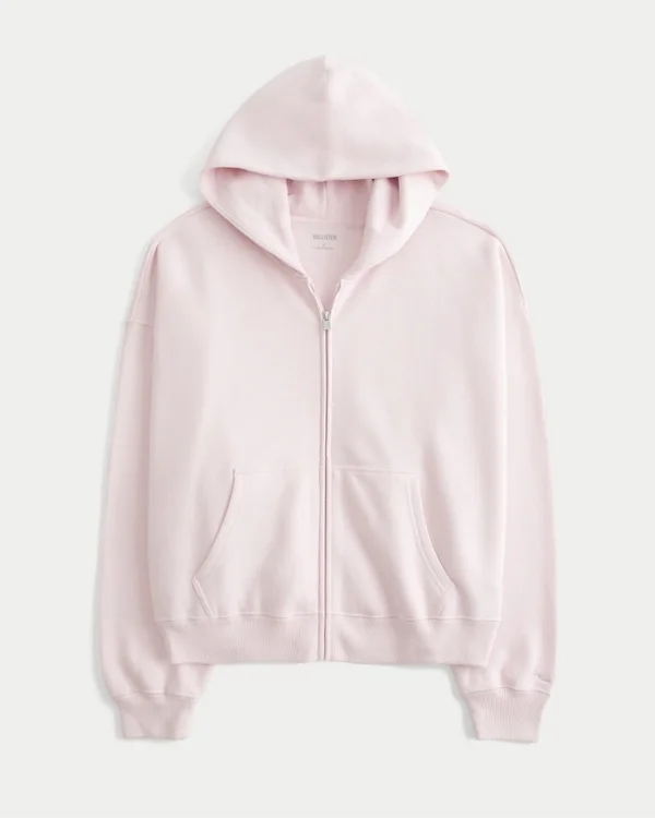 Φούτερ με φερμουάρ σε oversized μέγεθος Φούτερ με φερμουάρ σε oversized μέγεθος