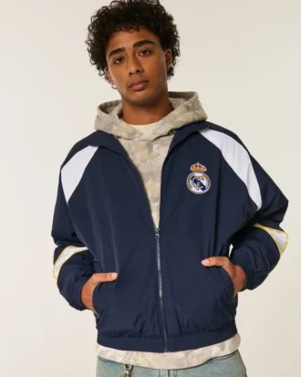 Φούτερ με φόδρα από φλις και σχέδιο της Real Madrid CF Φούτερ με φόδρα από φλις και σχέδιο της Real Madrid CF