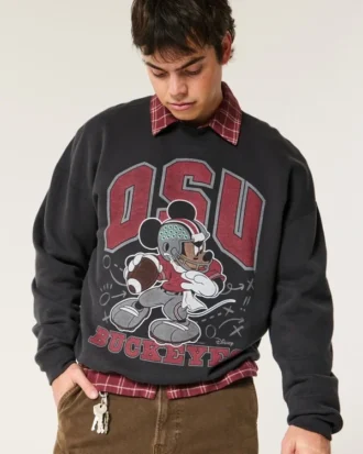 Φούτερ με γραφικό Mickey Mouse Ohio State Buckeyes