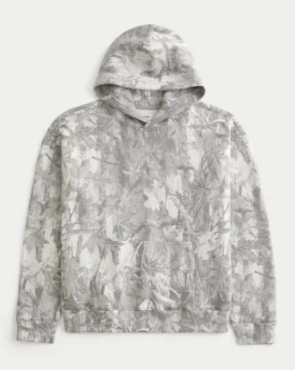 Φούτερ με κουκούλα Boxy Camo