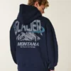 Φούτερ με κουκούλα Boxy Glacier Montana Graphic Φούτερ με κουκούλα Boxy Glacier Montana Graphic