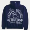Φούτερ με κουκούλα και φερμουάρ Boxy Penn State University Nittany Lions Graphic Hoodie Φούτερ με κουκούλα και φερμουάρ Boxy Penn State University Nittany Lions Graphic Hoodie