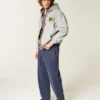 Φούτερ με κουκούλα και φερμουάρ Boxy Zip-Up University of Michigan Wolverines Graphic Hoodie
