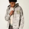 Φούτερ με κουκούλα και φερμουάρ Boxy Zip-Up University of Oregon Ducks Graphic Camo Hoodie
