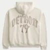 Φούτερ με κουκούλα και φερμουάρ Detroit 79 Graphic Φούτερ με κουκούλα και φερμουάρ Detroit 79 Graphic