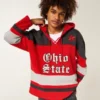 Φούτερ με κουκούλα και γραφικό χόκεϊ της Ohio State University Buckeyes Φούτερ με κουκούλα και γραφικό χόκεϊ της Ohio State University Buckeyes