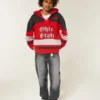 Φούτερ με κουκούλα και γραφικό χόκεϊ της Ohio State University Buckeyes Φούτερ με κουκούλα και γραφικό χόκεϊ της Ohio State University Buckeyes