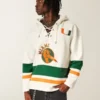 Φούτερ με κουκούλα και γραφικό χόκεϊ της University of Miami Hurricanes Φούτερ με κουκούλα και γραφικό χόκεϊ της University of Miami Hurricanes