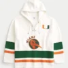 Φούτερ με κουκούλα και γραφικό χόκεϊ της University of Miami Hurricanes Φούτερ με κουκούλα και γραφικό χόκεϊ της University of Miami Hurricanes