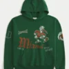 Φούτερ με κουκούλα και σχέδιο Boxy University of Miami Hurricanes Φούτερ με κουκούλα και σχέδιο Boxy University of Miami Hurricanes