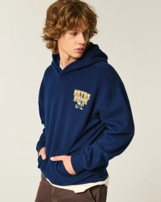 Φούτερ με κουκούλα και σχέδιο Boxy University of Notre Dame Fighting Irish Φούτερ με κουκούλα και σχέδιο Boxy University of Notre Dame Fighting Irish