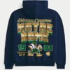 Φούτερ με κουκούλα και σχέδιο Boxy University of Notre Dame Fighting Irish