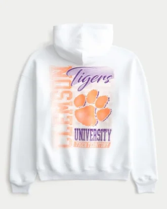 Φούτερ με κουκούλα και σχέδιο Clemson University Tigers Φούτερ με κουκούλα και σχέδιο Clemson University Tigers
