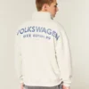 Φούτερ με μισό φερμουάρ και γραφικό Volkswagen Φούτερ με μισό φερμουάρ και γραφικό Volkswagen
