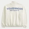 Φούτερ με μισό φερμουάρ και γραφικό Volkswagen Φούτερ με μισό φερμουάρ και γραφικό Volkswagen