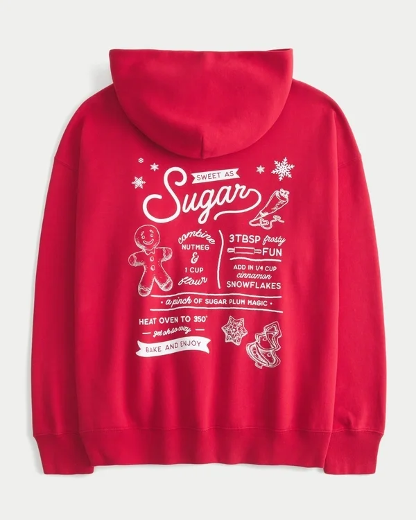 Φούτερ με υπερμεγέθη γκλίτερ τύπωμα Sugar Graphic Φούτερ με υπερμεγέθη γκλίτερ τύπωμα Sugar Graphic