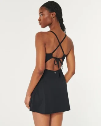 Gilly Hicks Active Φόρεμα με λουράκια στην πλάτη και γραμμή Α