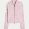 Gilly Hicks Active Recharge Bow Double Zip Jacket Gilly Hicks Active Recharge Bow Double Zip Jacket