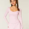 Gilly Hicks Active Recharge Cinch Sweetheart Top