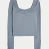 Gilly Hicks Active Recharge Cinch Sweetheart Top