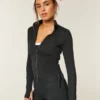 Gilly Hicks Active Recharge Side-Tie Zip-Up Jacket Gilly Hicks Active Recharge Side-Tie Zip-Up Jacket