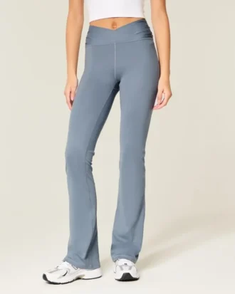 Gilly Hicks Active Recharge Wrap Waist Boot Leggings