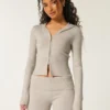 Gilly Hicks Cozy Sweater-Knit Zip-Up Hoodie Gilly Hicks Cozy Sweater-Knit Zip-Up Hoodie