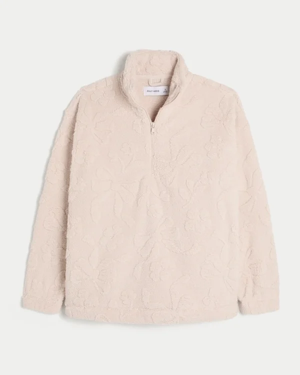 Gilly Hicks Sherpa Φούτερ με φερμουάρ στο μισό μήκος Gilly Hicks Sherpa Φούτερ με φερμουάρ στο μισό μήκος