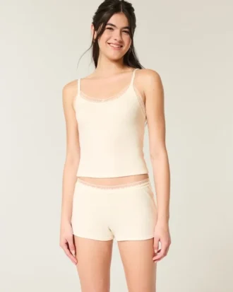 Gilly Hicks Σορτς Waffle Lace Shortie