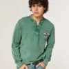 Holiday Vault Release Logo Graphic Henley Holiday Vault Release Logo Graphic Henley