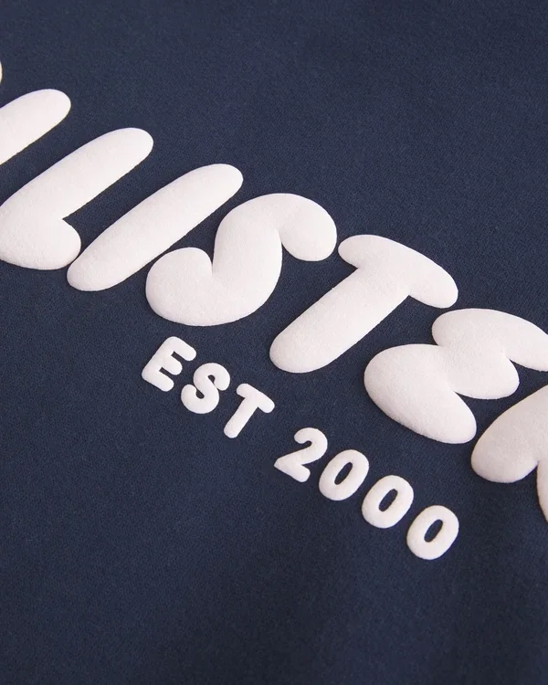 Hollister Feel Good Oversized Logo Graphic Hoodie Hollister Feel Good Oversized Logo Graphic Hoodie