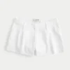Hollister Livvy Σορτς χαμηλής μέσης από μείγμα λινού 3″ Hollister Livvy Σορτς χαμηλής μέσης από μείγμα λινού 3″