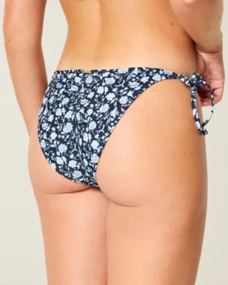 Κροσέ στυλ με κορδόνια στα πλάγια Cheeky Bikini Bottom
