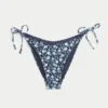Κροσέ στυλ με κορδόνια στα πλάγια Cheeky Bikini Bottom