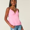 Λαμπερό κεντημένο babydoll top Λαμπερό κεντημένο babydoll top