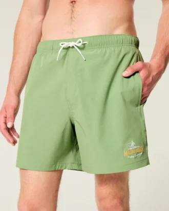 Μαγιό Malibu Beach Graphic Mid-Thigh Volley