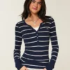 Μακρυμάνικη μπλούζα Icon Henley