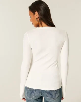 Μακρυμάνικη μπλούζα Icon Henley