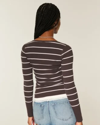 Μακρυμάνικη μπλούζα Icon Henley