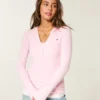 Μακρυμάνικο Henley με κουκούλα Μακρυμάνικο Henley με κουκούλα