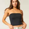 Μαλακό ελαστικό ύφασμα χωρίς ραφές Tube Top