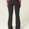 Μαύρο τζιν bootcut χαμηλής μέσης Μαύρο τζιν bootcut χαμηλής μέσης