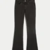 Μαύρο τζιν bootcut χαμηλής μέσης Μαύρο τζιν bootcut χαμηλής μέσης